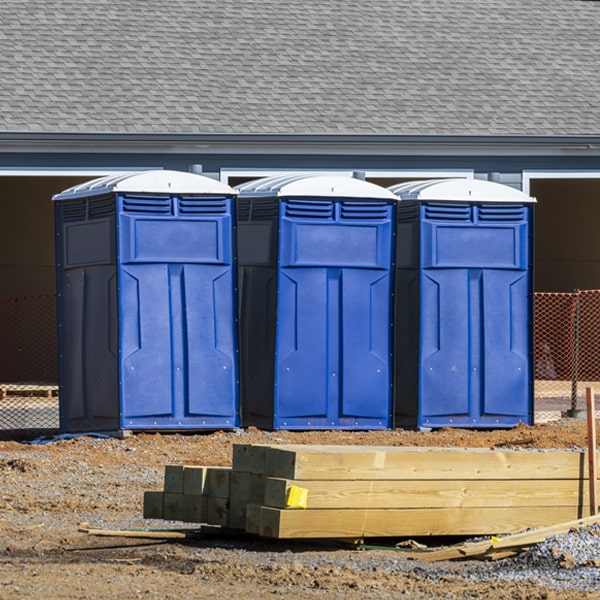 are there any additional fees associated with portable toilet delivery and pickup in Granville South Ohio